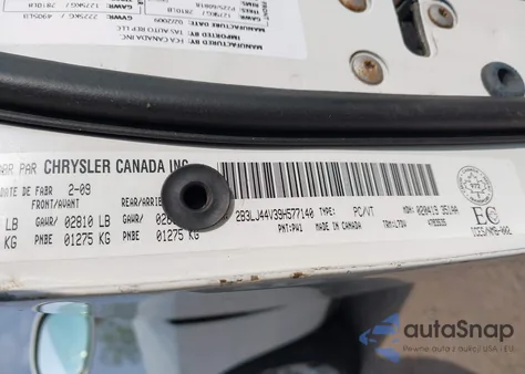 2009 Dodge Challenger Se/Sxt from USA, damaged, VIN 2B3LJ44V39H577140